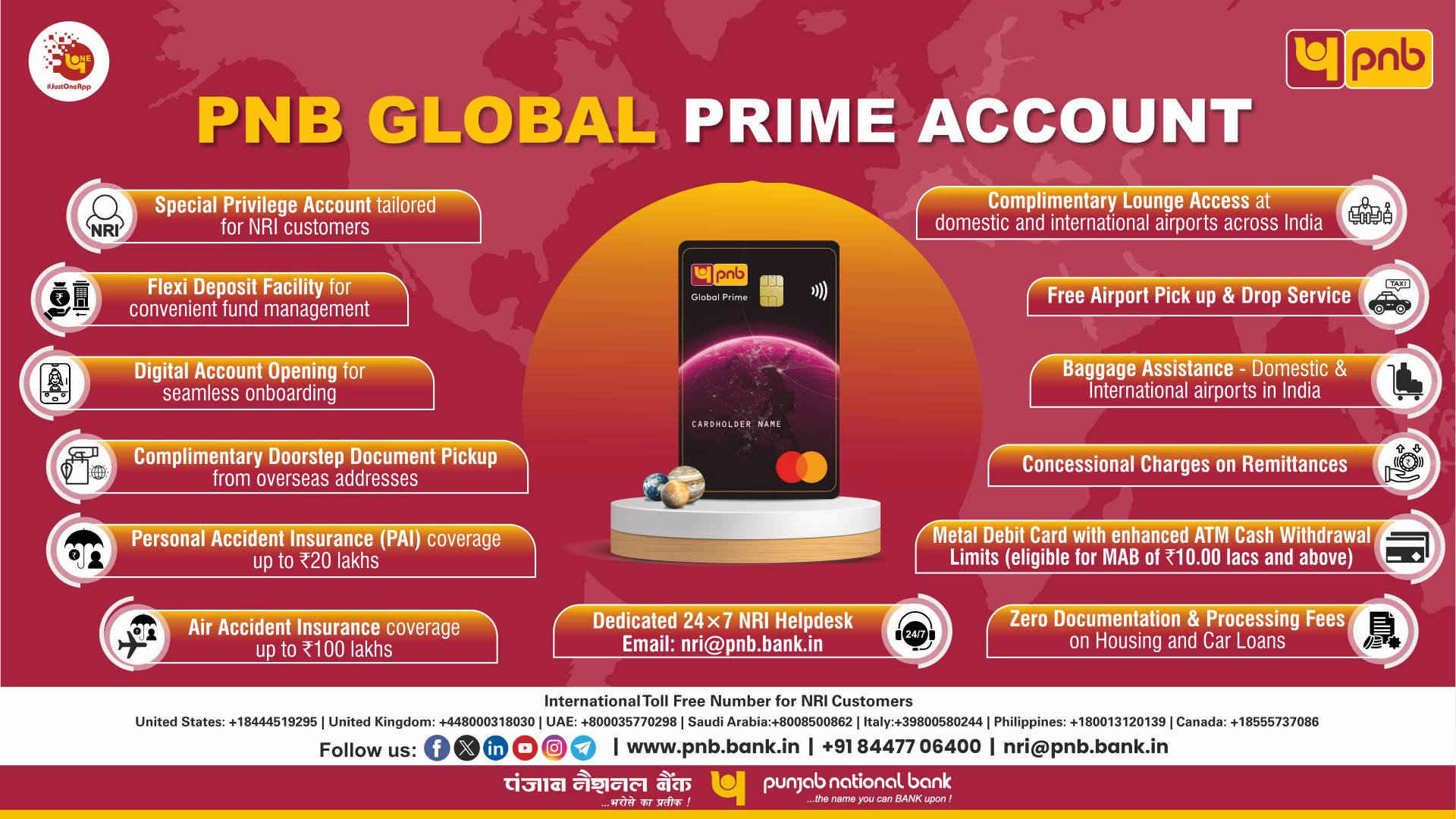 PNB Global Prime Account